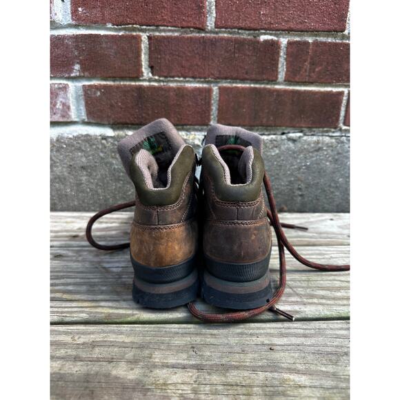 Timberland Kids Leather Waterproof Hiking Boots Size 6.5M Brown - Picture 7 of 7